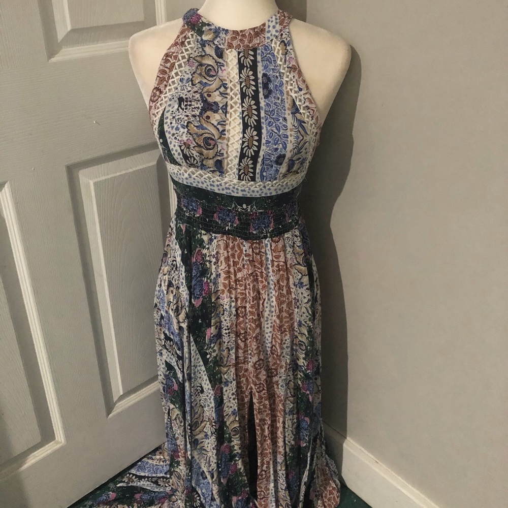 Jaase Halter Maxi Dress